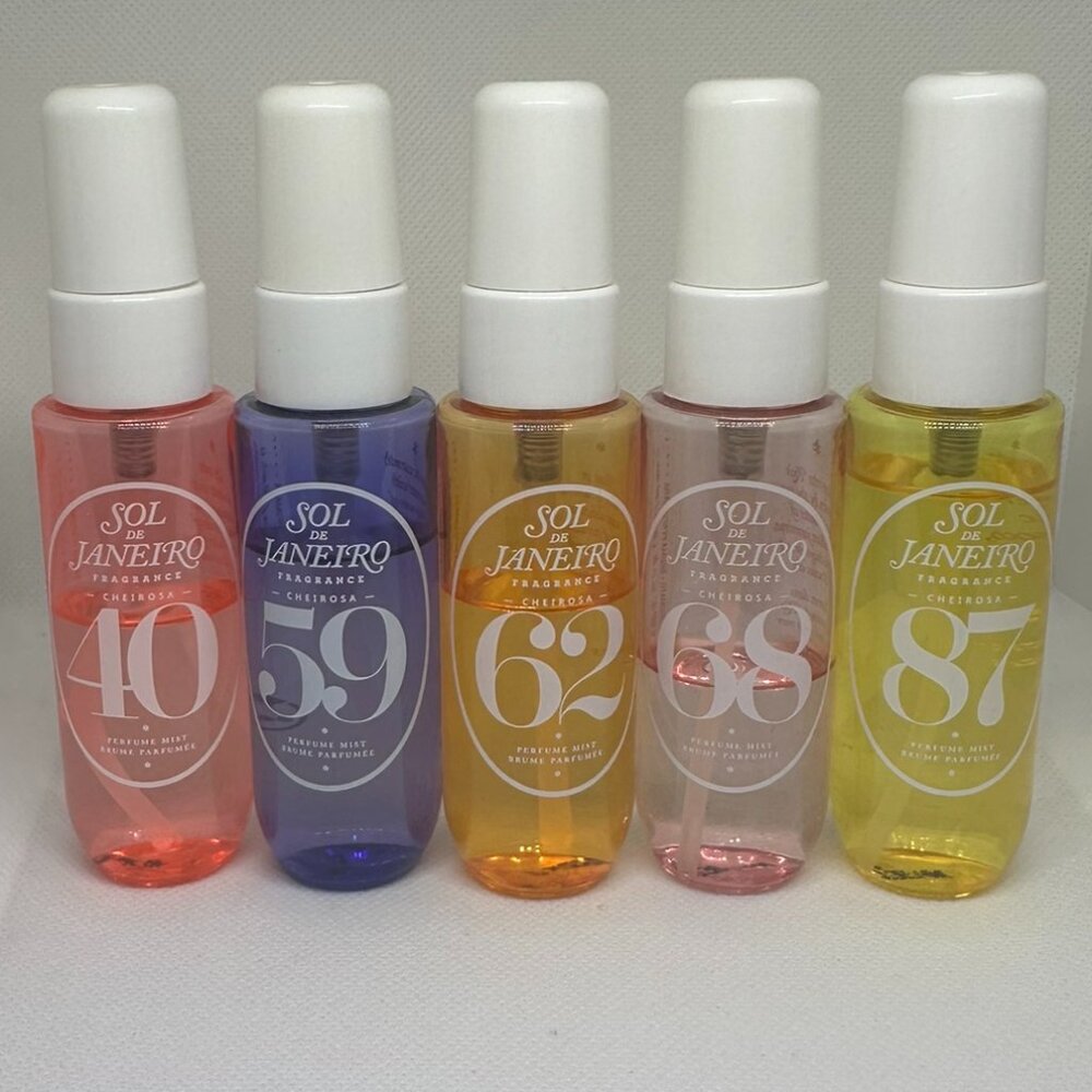 Sol de Janeiro perfume mists set of 5 mini 1 fl oz each